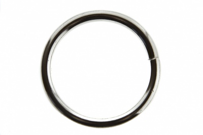 Кольцо металлическое d-38 мм, цв.-никель - купить в Березниках. Цена: 4.89 руб.