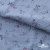 Ткань Муслин принт, 100% хлопок, 125 гр/м2, шир. 140 см, #2308 цв. 69 серо-голубой с цветком - купить в Березниках. Цена 413.11 руб.