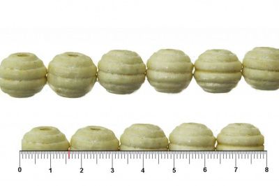 0309-Бусины деревянные "ОмТекс", 16 мм, упак.50+/-3шт, цв.035-белый - купить в Березниках. Цена: 62.22 руб.
