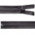 Молния водонепроницаемая PVC Т-7, 60 см, разъемная, цвет (301) т.серый - купить в Березниках. Цена: 49.39 руб.