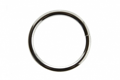 Кольцо металлическое d-32 мм, цв.-никель - купить в Березниках. Цена: 3.54 руб.