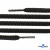 Шнурки #106-09, круглые 130 см, цв.чёрный - купить в Березниках. Цена: 21.92 руб.