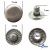 Кнопка металлическая "Альфа" с пружиной, 15 мм (уп. 720+/-20 шт), цвет никель - купить в Березниках. Цена: 1 466.73 руб.