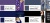 Костюмная ткань "Элис" 18-3921, 200 гр/м2, шир.150см, цвет голубика - купить в Березниках. Цена 306.20 руб.