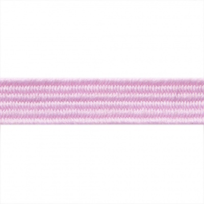 Резиновые нити с текстильным покрытием, шир. 6 мм ( упак.30 м/уп), цв.- 80-розовый - купить в Березниках. Цена: 155.22 руб.