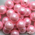 0404-00108-Бусины пластиковые под жемчуг "ОмТекс", 16 мм, (уп.50гр=24+/-1шт) цв.101-св.розовый - купить в Березниках. Цена: 44.18 руб.