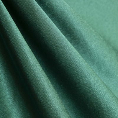 Поли креп-сатин 19-5420, 125 (+/-5) гр/м2, шир.150см, цвет зелёный - купить в Березниках. Цена 155.57 руб.