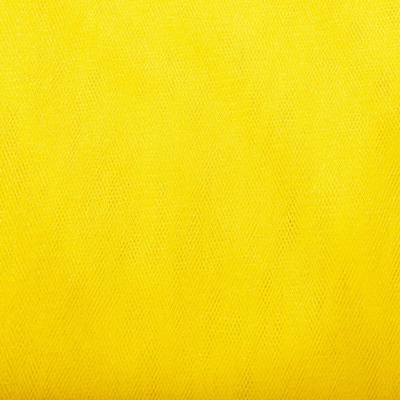 Фатин блестящий 16-70, 12 гр/м2, шир.300см, цвет жёлтый - купить в Березниках. Цена 110.84 руб.
