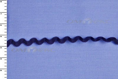 Тесьма плетеная "Вьюнчик"/т.синий - купить в Березниках. Цена: 48.03 руб.