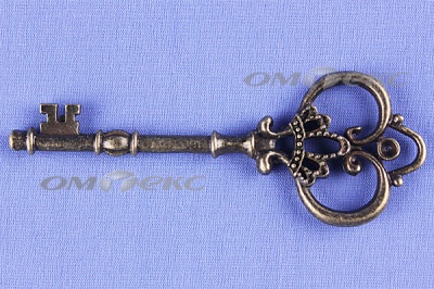 Декоративный элемент для творчества из металла "Ключ"8,5 см  - купить в Березниках. Цена: 26.66 руб.