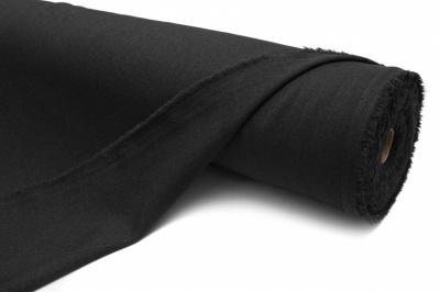 Ткань костюмная 21699 1144/1178, 236 гр/м2, шир.150см, цвет чёрный - купить в Березниках. Цена 455.40 руб.