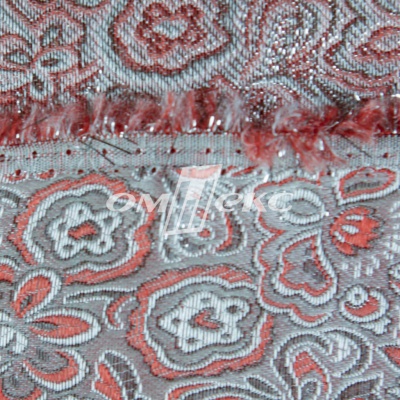 Ткань костюмная жаккард, 135 гр/м2, шир.150см, цвет красный№12 - купить в Березниках. Цена 441.92 руб.