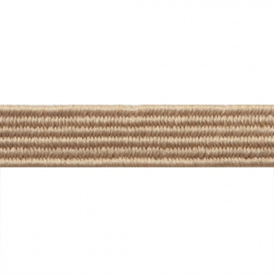 Резиновые нити с текстильным покрытием, шир. 6 мм ( упак.30 м/уп), цв.- 97-бежевый - купить в Березниках. Цена: 152.05 руб.