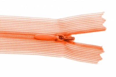Молния потайная Т3 849, 50 см, капрон, цвет оранжевый - купить в Березниках. Цена: 8.96 руб.