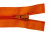 Спиральная молния Т5 849, 75 см, автомат, цвет оранжевый - купить в Березниках. Цена: 16.28 руб.