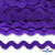 Тесьма вьюнчик 0381-0080, 8 мм/упак.33+/-1м, цвет 9530-фиолетовый - купить в Березниках. Цена: 107.26 руб.