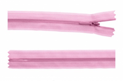Молния потайная Т3 513, 60 см, капрон, цвет св.розовый - купить в Березниках. Цена: 10.24 руб.