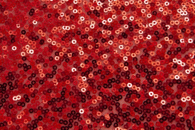Сетка с пайетками №18, 188 гр/м2, шир.130см, цвет красный - купить в Березниках. Цена 371 руб.