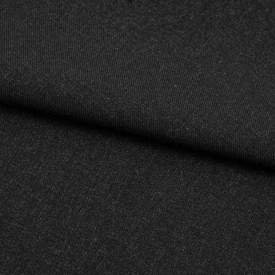 Ткань костюмная 24880 2022, 220 гр/м2, шир.150см, цвет чёрный - купить в Березниках. Цена 451 руб.