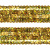 Тесьма с пайетками D16, шир. 20 мм/уп. 25+/-1 м, цвет золото - купить в Березниках. Цена: 786.13 руб.