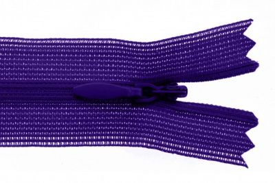 Молния потайная Т3 866, 50 см, капрон, цвет фиолетовый - купить в Березниках. Цена: 8.71 руб.