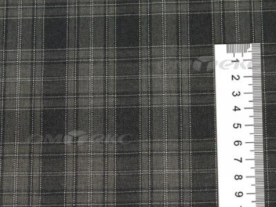 Ткань костюмная клетка 25235 2004, 185 гр/м2, шир.150см, цвет серый/бел - купить в Березниках. Цена 