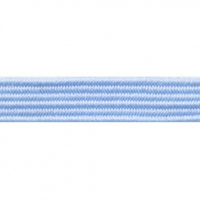 Резиновые нити с текстильным покрытием, шир. 6 мм ( упак.30 м/уп), цв.- 108-голубой - купить в Березниках. Цена: 155.22 руб.